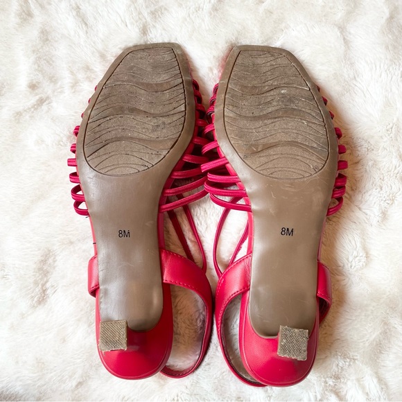 Impo Stretch Eden Red Memory Foam Open Toe Sandal 8 - Picture 4 of 10